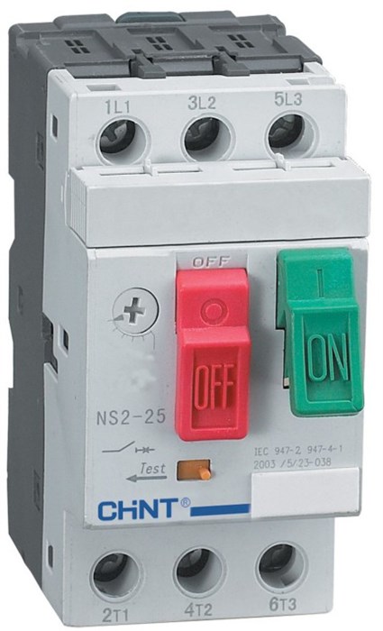 Автоматический выключатель для защиты двигателя  CHINT 495075 1020091