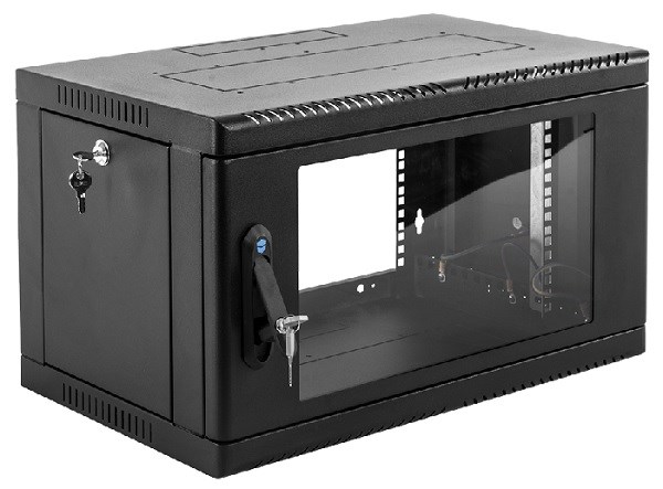 Шкаф настенный 19", 6U ЦМО ШРН-6.500-9005 1138734