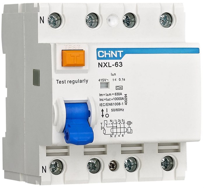 Выключатель дифференциального тока (ВДТ, УЗО)  CHINT 280791 980746