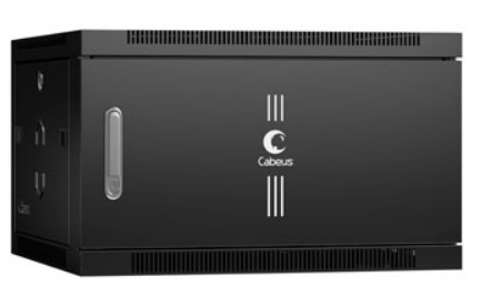 Шкаф настенный 19", 6U Cabeus SH-05F-6U60/60m-BK 552748