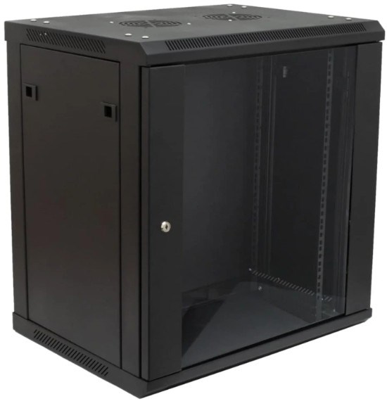 Шкаф настенный 19", 15U SNR SNR-TWC-15-SF-R-B 1180407