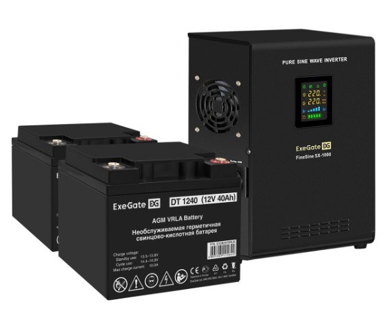 Комплект  Exegate FineSine SX-1000.LCD.AVR.2SH 1118386