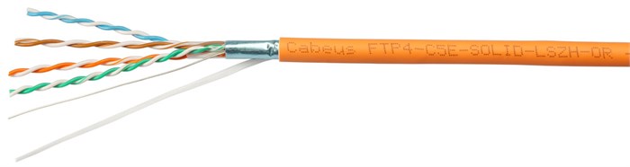 Кабель витая пара F/UTP 5e кат. 4 пары Cabeus FTP-4P-Cat.5e-SOLID-LSZH 515542