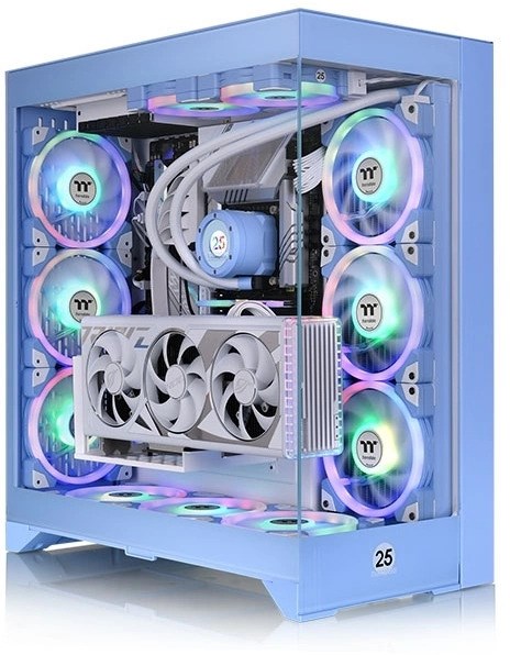 Корпус eATX Thermaltake CTE E660 MX Hydrangea Blue 1103575