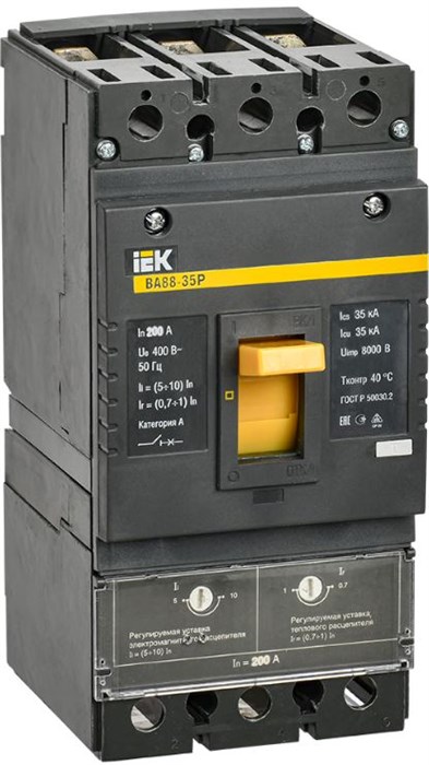 Автоматический выключатель в литом корпусе  IEK SVAR30-3-0200 1147519