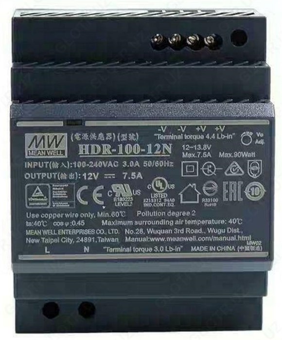 Преобразователь AC-DC сетевой Mean Well HDR-100-24N 787172