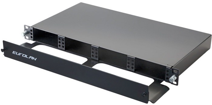 Кросс оптический стоечный 19" выдвижной 1U Eurolan 47M-20-00-02BL 1199494