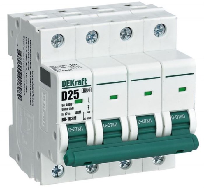Автоматический выключатель  DEKraft 12529DEK 1167984