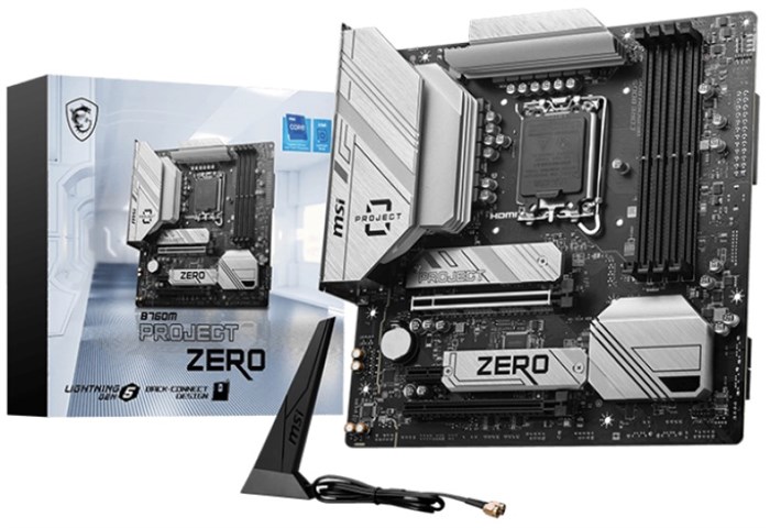 Материнская плата mATX MSI B760M PROJECT ZERO 1122373