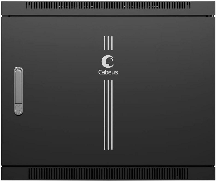 Шкаф настенный 19", 12U Cabeus SH-05F-12U60/60m-R-BK 865444