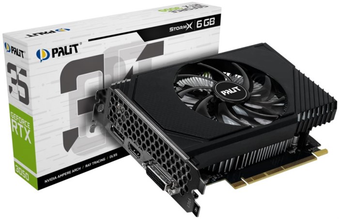 Видеокарта Palit GeForce RTX 3050 StormX (NE63050018JE-1070F) 1084092