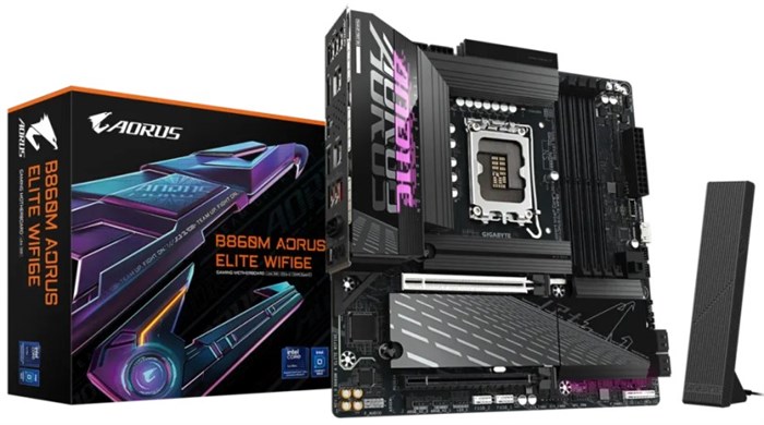 Материнская плата mATX GIGABYTE B860M AORUS ELITE WIFI6E 1163735