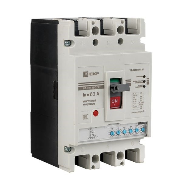 Автоматический выключатель в литом корпусе  EKF mccb99-100-63me 1145069