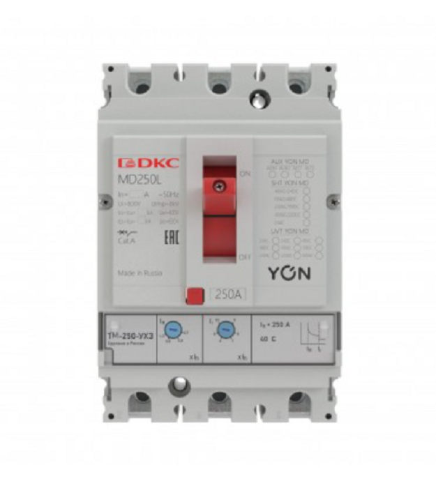 Автоматический выключатель в литом корпусе DKC MD250F-TM040 899836