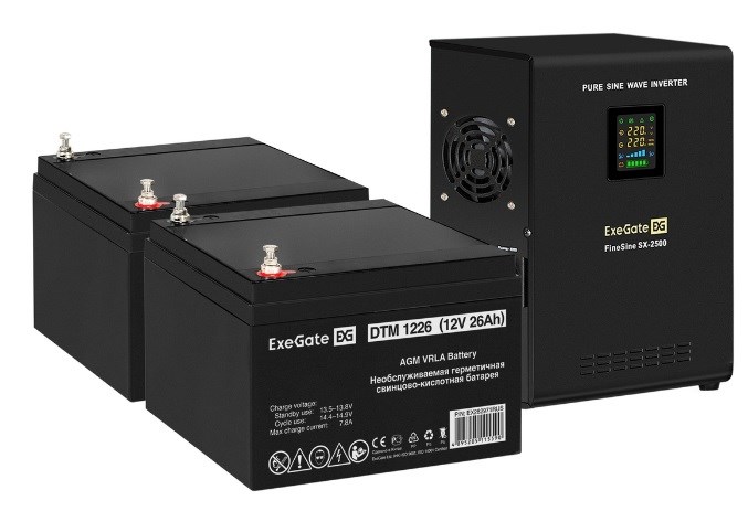 Комплект  Exegate FineSine SX-2500.LCD.AVR.2SH 1118439