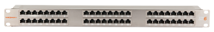 Патч-панель  NikoMax NMC-RP48SE2-HR-1U-MT 964963