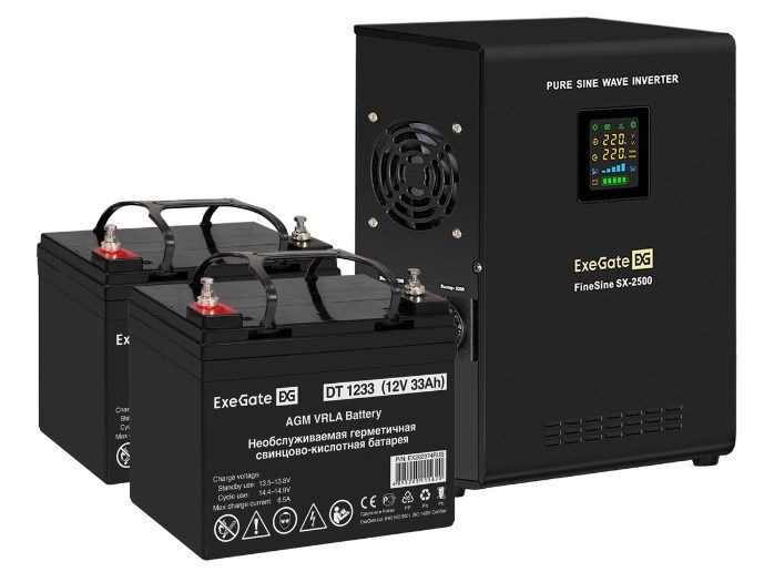 Комплект  Exegate FineSine SX-2500.LCD.AVR.2SH 1118441