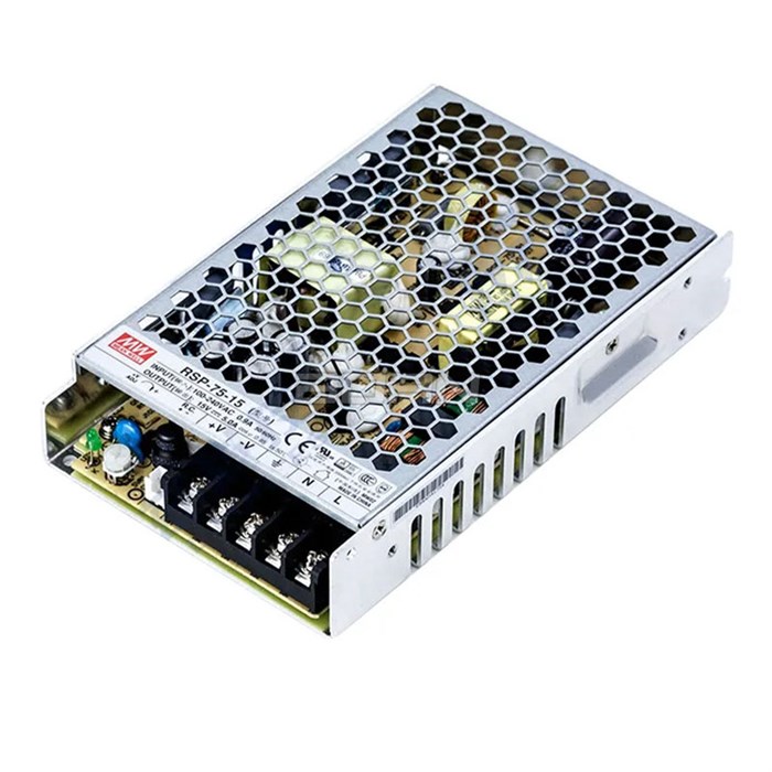 Преобразователь AC-DC сетевой Mean Well RSP-75-15 515693