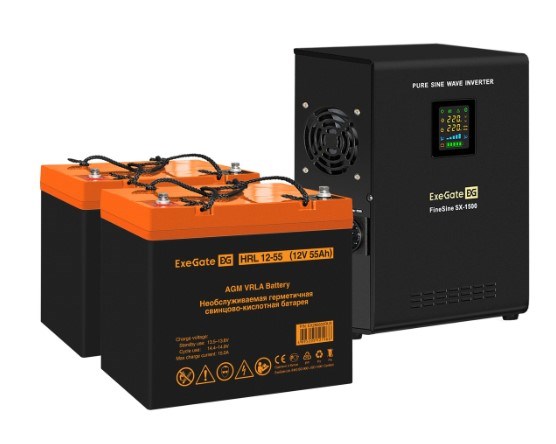 Комплект  Exegate FineSine SX-1500.LCD.AVR.2SH 1118408