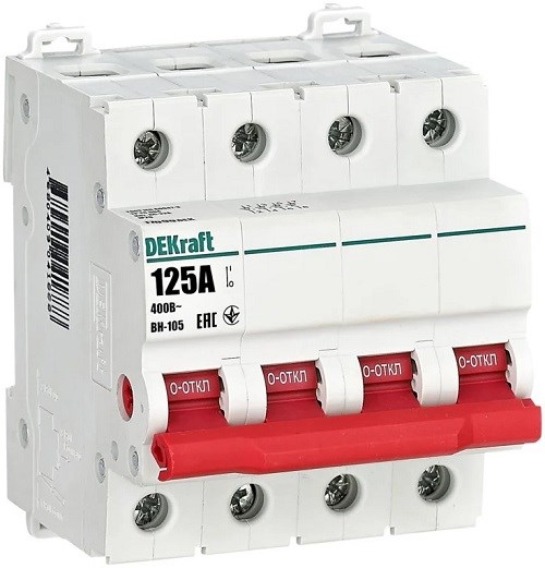 Выключатель-разъединитель  DEKraft 17099DEK 1150837