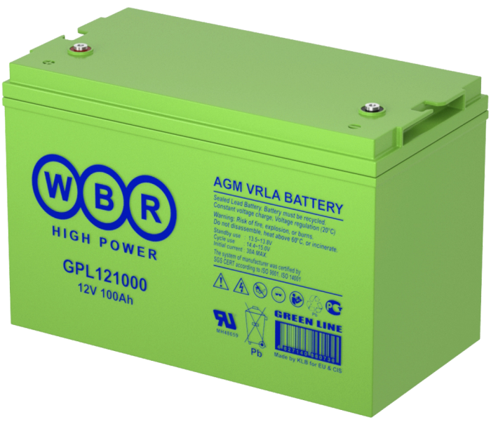 Аккумулятор  WBR GPL121000 849561
