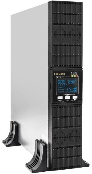 Источник бесперебойного питания  Exegate PowerExpert ULS-2000.LCD.AVR.6C13.USB.RS232.SNMP.BC.2U 1211710