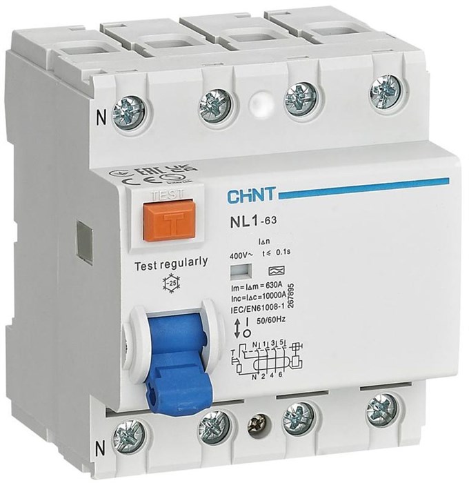 Выключатель дифференциального тока (ВДТ, УЗО)  CHINT 200227 980739