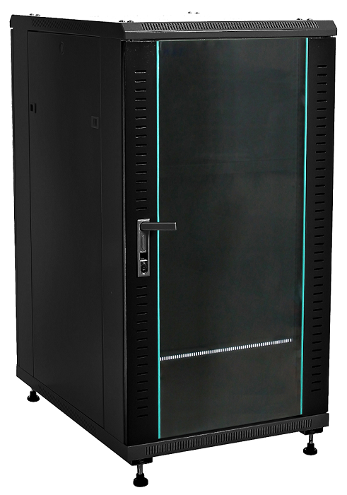 Шкаф напольный 19", 25U W&T B256080BWTWOF 822352