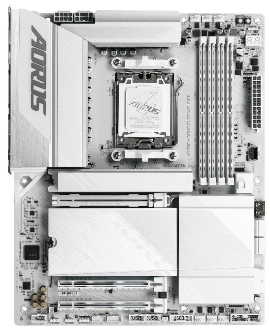 Материнская плата ATX GIGABYTE X870E AORUS ELITE WIFI7 ICE 1215735