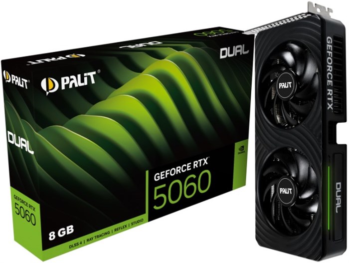 Видеокарта Palit GeForce RTX 5060 DUAL (NE75060019P1-GB2063D) 1206894