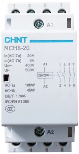 Контактор модульный CHINT 256087 1020189