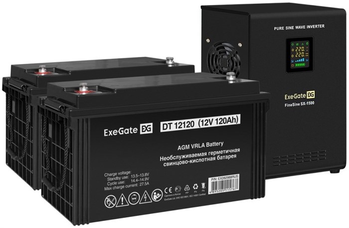 Комплект  Exegate FineSine SX-1500.LCD.AVR.2SH 1191585