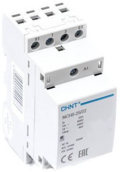 Контактор модульный CHINT 256091 1020190