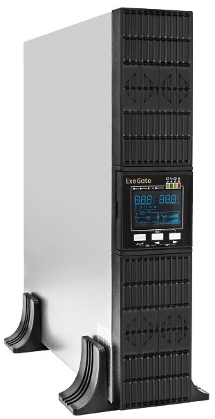 Источник бесперебойного питания  Exegate PowerExpert ULS-575-10kVA.LCD.AVR.T.USB.RS232.SNMP.2U 1211687