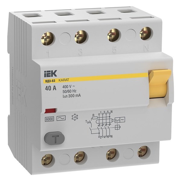 УЗО  IEK MDV20-4-040-300 1147463