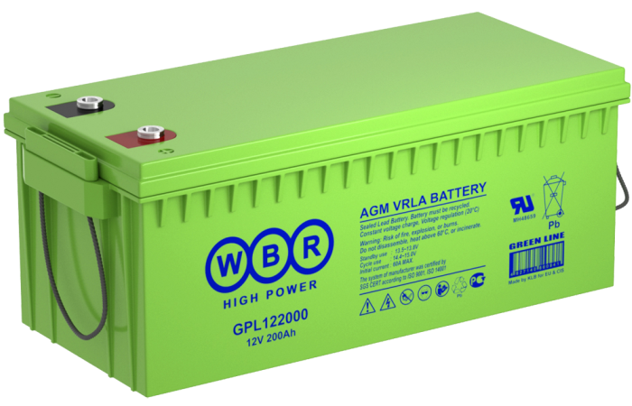 Аккумулятор  WBR GPL122000 849564
