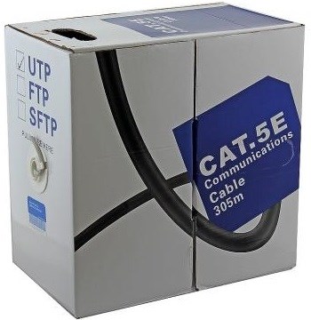 Кабель витая пара U/UTP 5e кат. 4 пары 5bites US5400-305S 659739