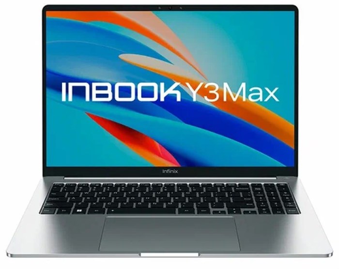 Ноутбук  Infinix Inbook Y3 MAX YL613 16 ", Core i5, 16 Гб RAM, 512 Гб SSD, Iris Xe Graphics, Серебристый 1054744