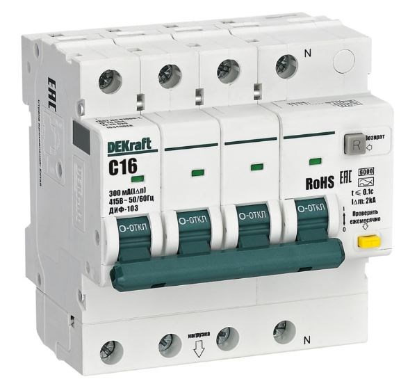Автомат дифференциальный DEKraft 16446DEK 1167438