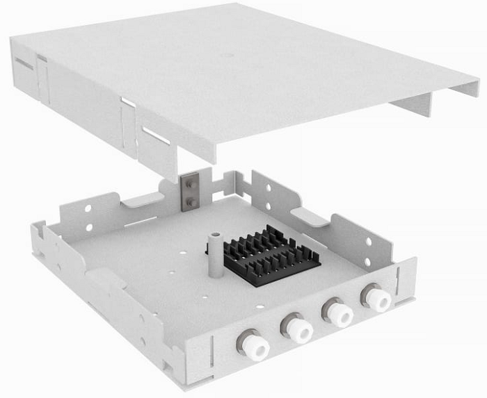 Кросс оптический настенный  TopLAN КРНМ-Top-04FC/U-OM2-GY 649224