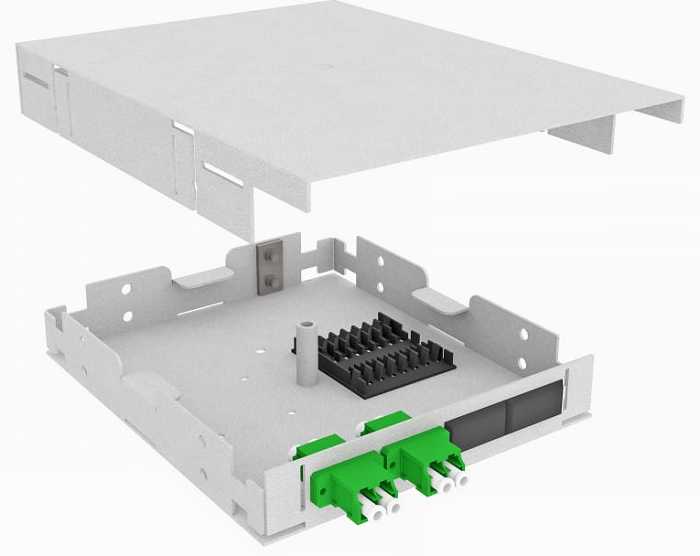 Кросс оптический настенный  TopLAN КРНМ-Top-04LC/A-OS2-GY 649228