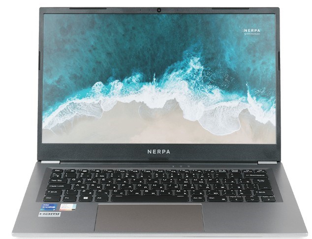 Ноутбук  Nerpa Caspica I752-14 14 ", Core i7, 8 Гб RAM, 256 Гб SSD, Iris Xe Graphics, Серый 1195637