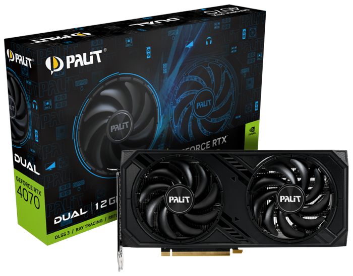 Видеокарта Palit GeForce RTX 4070 Dual (NED4070019K9-1047D) 1017024