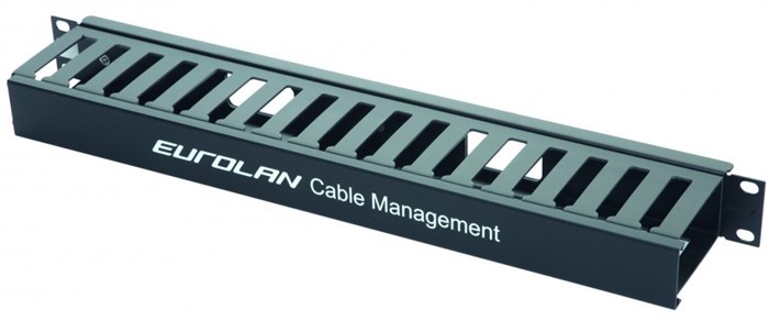 Кабельный организатор  Eurolan 25B-1U-11BL 360724