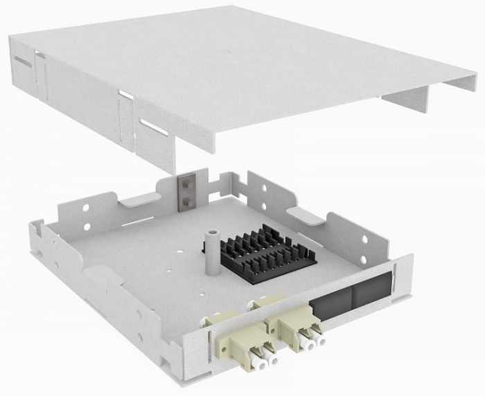 Кросс оптический настенный  TopLAN КРНМ-Top-04LC/U-OM2-GY 649227