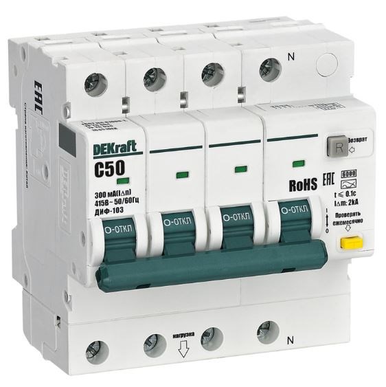 Автомат дифференциальный DEKraft 16451DEK 1167442