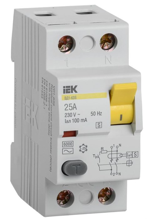 УЗО  IEK MDV12-2-025-100 1147904