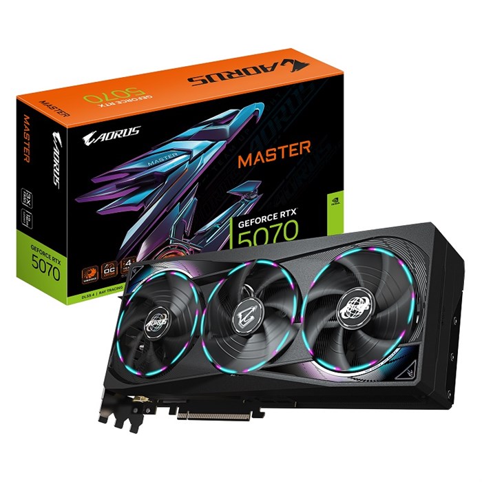 Видеокарта GIGABYTE GeForce RTX 5070 AORUS MASTER (GV-N5070AORUS M-12GD) 1187225