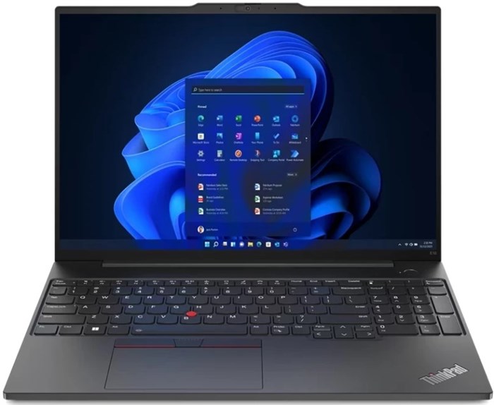 Ноутбук  Lenovo ThinkPad E16 G1 16 ", Ryzen 5, 48 Гб RAM, 1.5 Тб SSD, Radeon Graphics, Черный 1217798