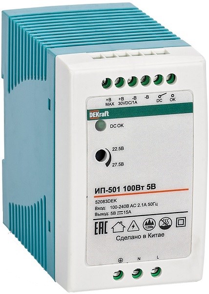 Источник питания импульсный DEKraft 52078DEK 1168024